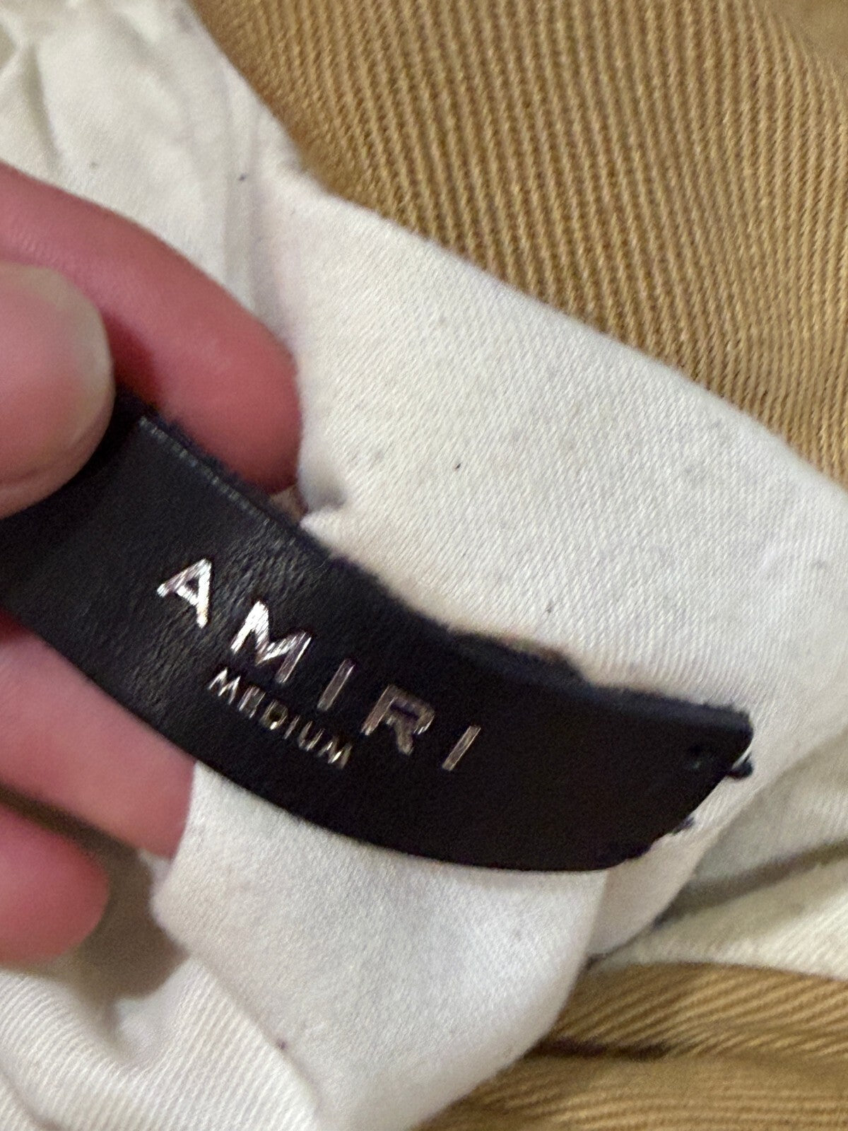 Amiri Hooded Fur Bomber Jacket | Tan | Men's Medium | Rare