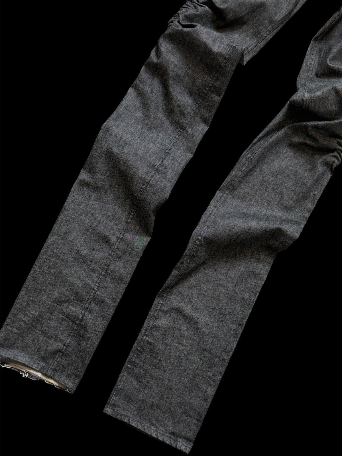 Rare VLONE 2018 Sample Stacked Raw Denim Jeans | Large |