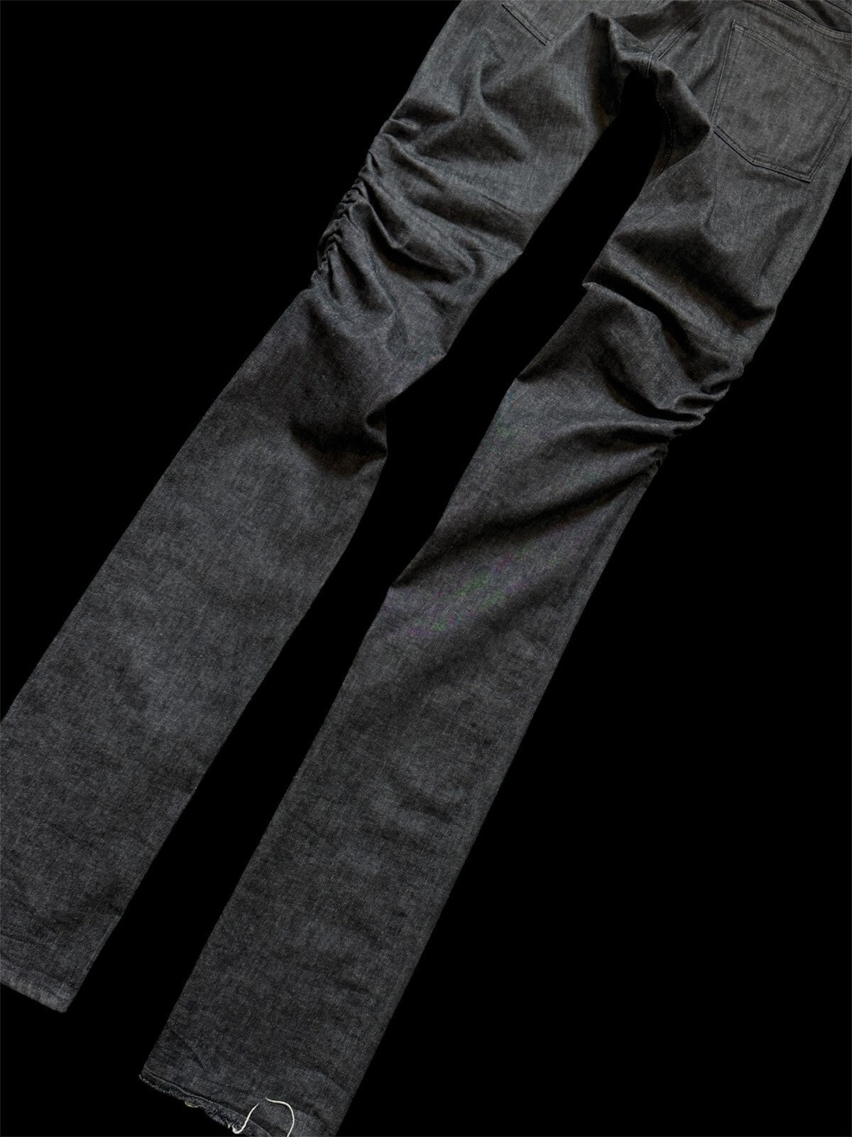 Rare VLONE 2018 Sample Stacked Raw Denim Jeans | Large |