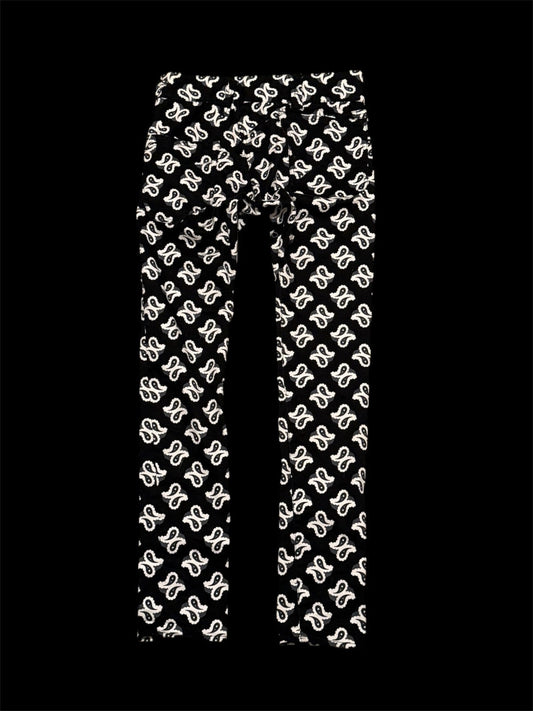 COMMES DES GARÇON PAISLEY STRAIGHT LEG DENIM - M