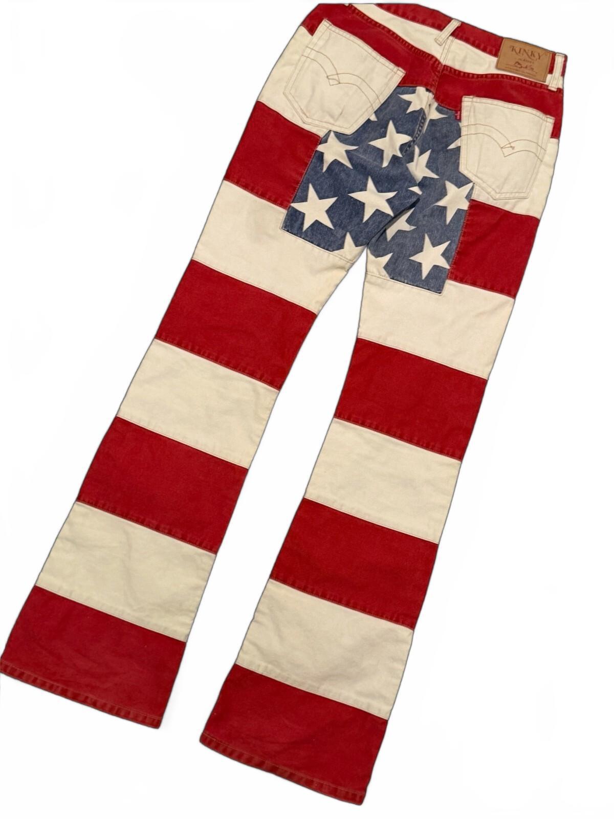 Vintage Hysteric Glamour USA Flag "Kinky Denim" | Size 29" |
