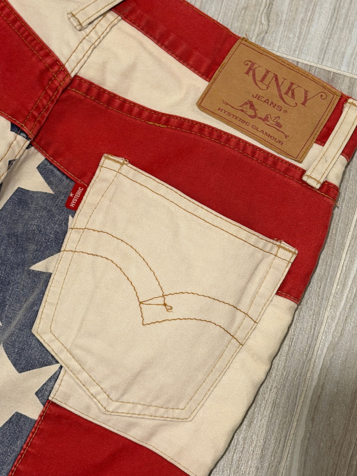Vintage Hysteric Glamour USA Flag "Kinky Denim" | Size 29" |
