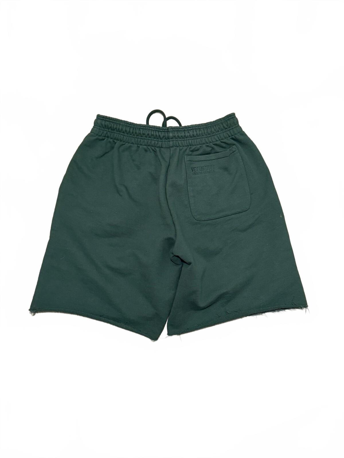 Vetements Polizei Raw-Edge Baggy Sweat Shorts | New |