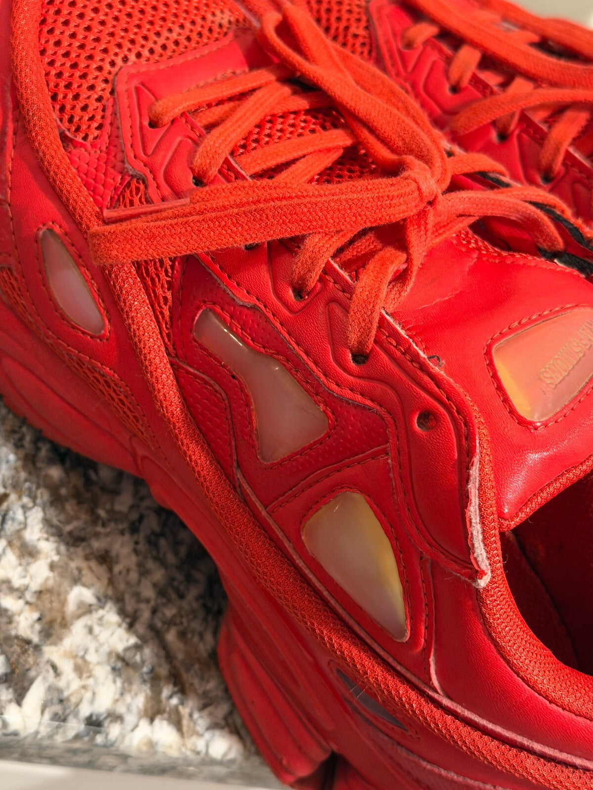 Raf Simons x Adidas Ozweego 2 Red Sneakers Men's Size 8