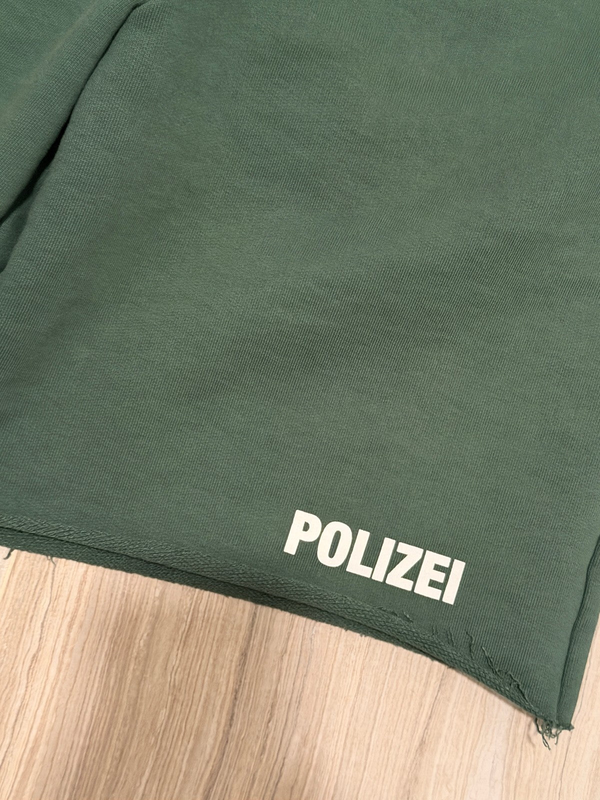 Vetements Polizei Raw-Edge Baggy Sweat Shorts | New |
