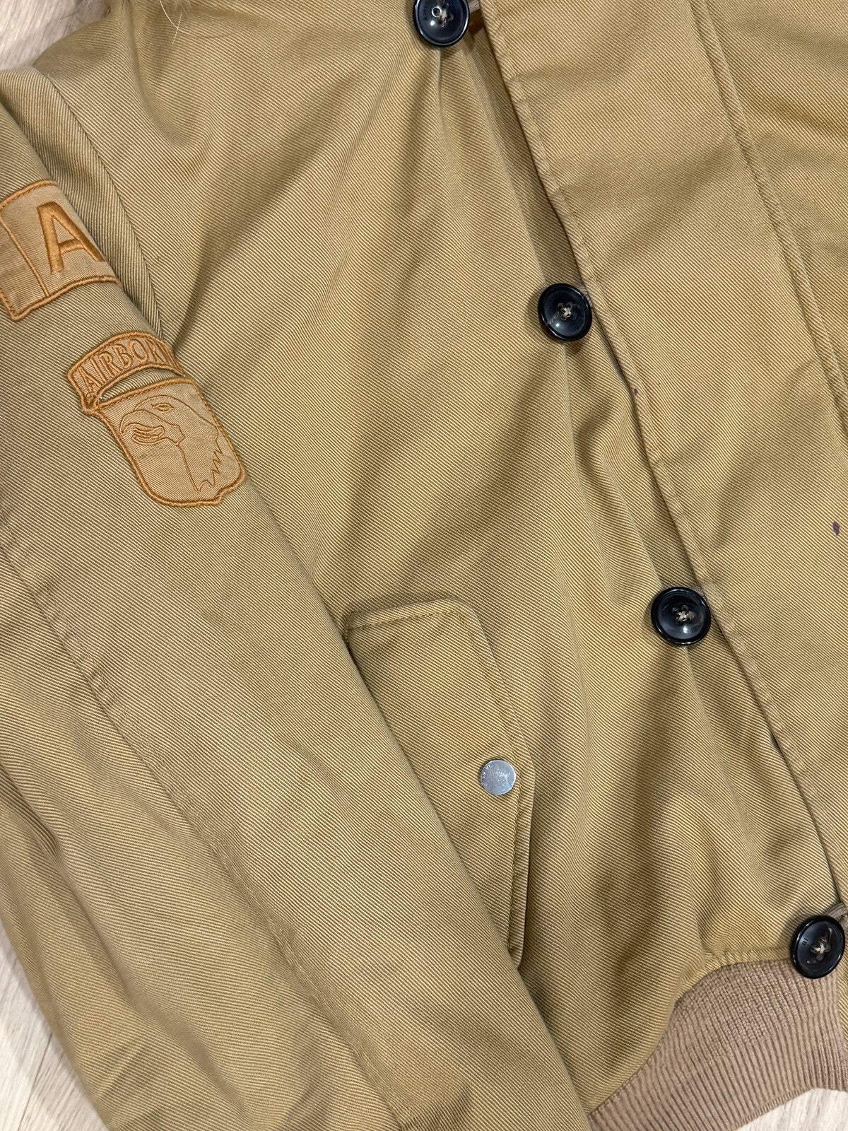 Amiri Hooded Fur Bomber Jacket | Tan | Men's Medium | Rare
